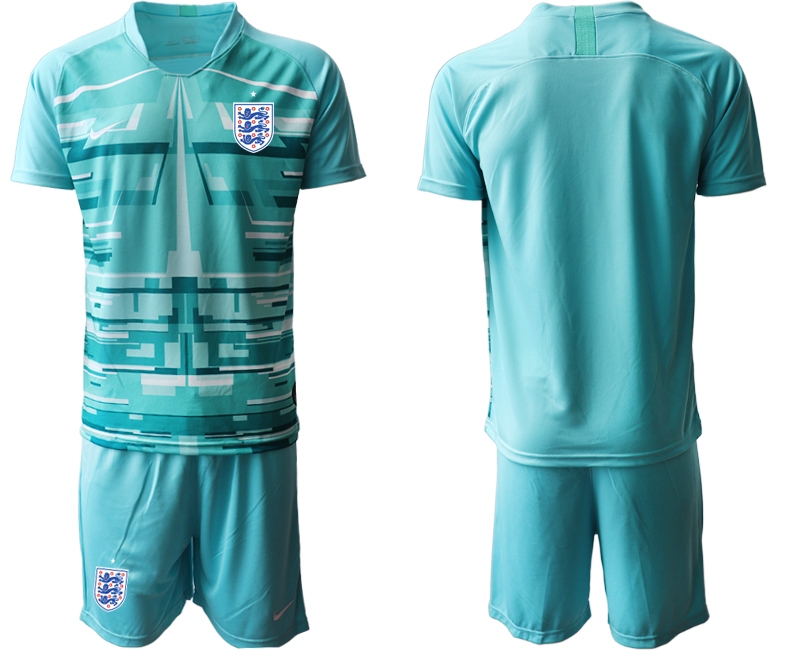 Men 2021 European Cup England blue goalkeeper Soccer Jersey1